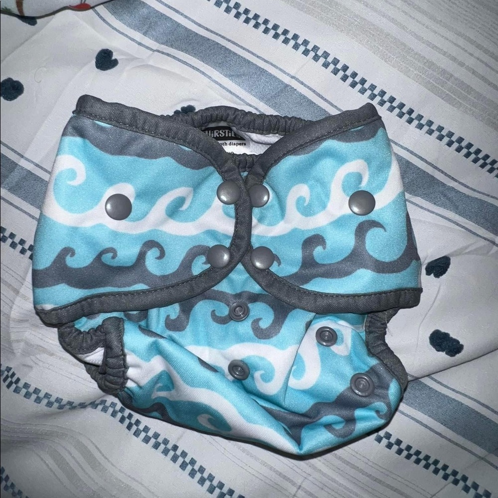 Thirsties Swim Diapers limited edition surfs up print size 2